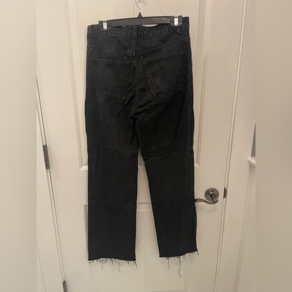 Mango High Rise Straight Leg Jeans - Picture 5 of 9